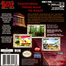 Altered Beast Gameboy Advance Back Cover