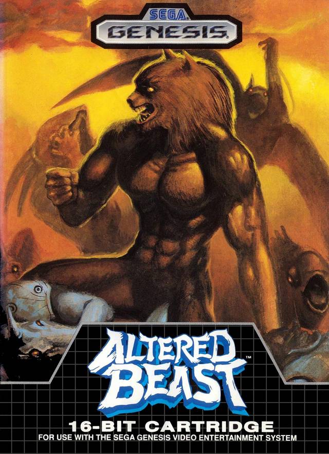 Altered Beast Sega Front Cover