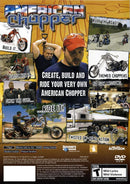 American Chopper Playstation 2 Back  Cover