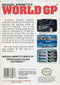 Michael Andretti's World Grand Prix Nintendo Back Cover