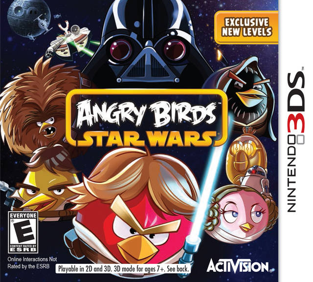 Angry Birds Star Wars Nintendo 3DS Front Cover