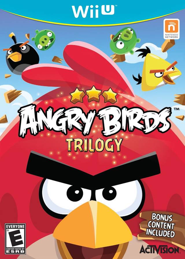 Angry Birds Trilogy WiiU Front Cover