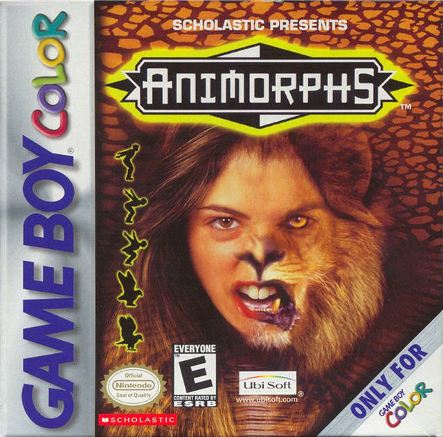 Animorphs Nintendo Gameboy Color Front Cover