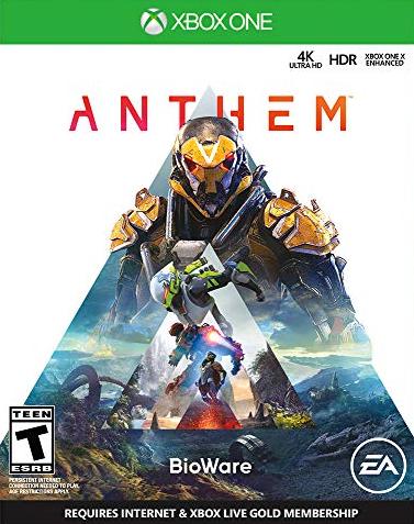 Anthem Front Cover - Xbox One Pre-Played