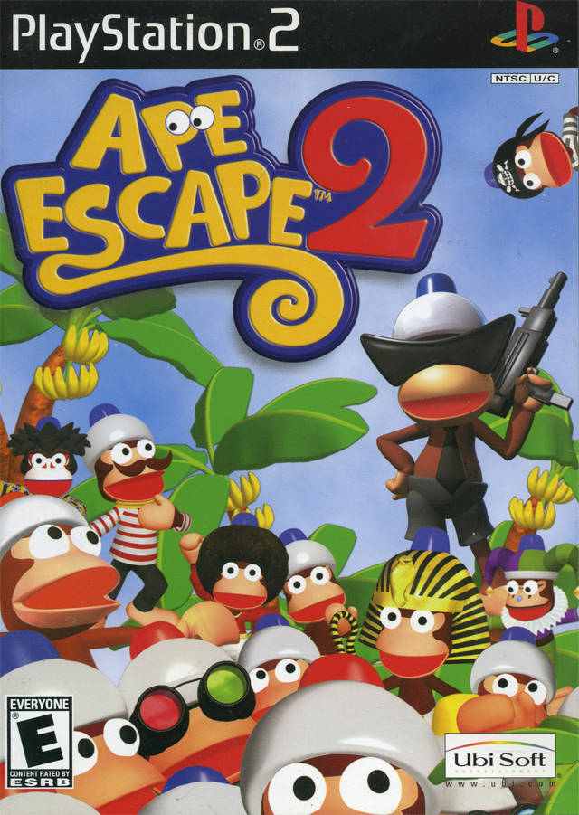 Ape Escape 2 Playstation 2 Front  Cover