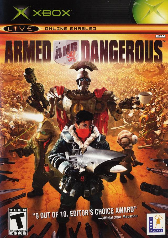 Armed and Dangerous Xbox Front Cover