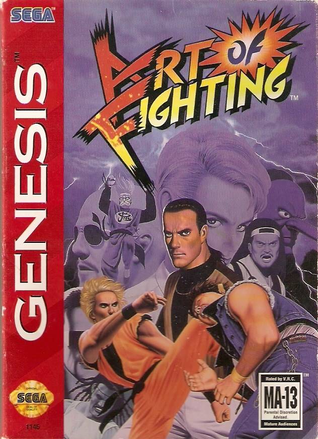 Art of Fighting Sega Front Cover