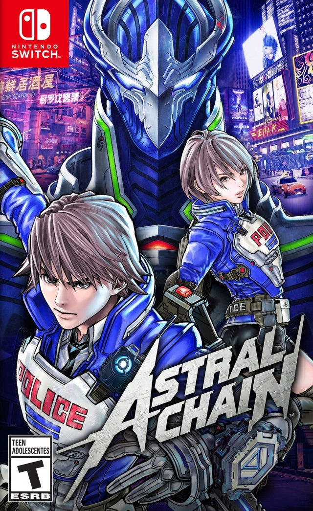 Astral Chain Nintendo Switch Front Cover