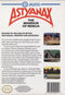 Astyanax Nintendo Entertainment System NES Back Cover