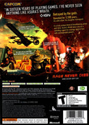 Asura's Wrath Xbox 360 Back Cover