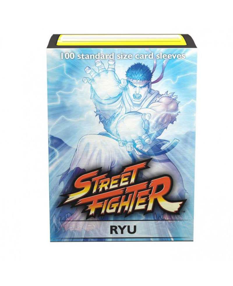 street fighter card sleeves Dragon Shield Art Street Fighter Ryu Card Sleeves – Game On Games