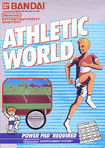 Athletic World NES Front Cover
