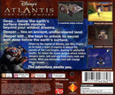 Atlantis The Lost Empire Playstation 1 Back Cover