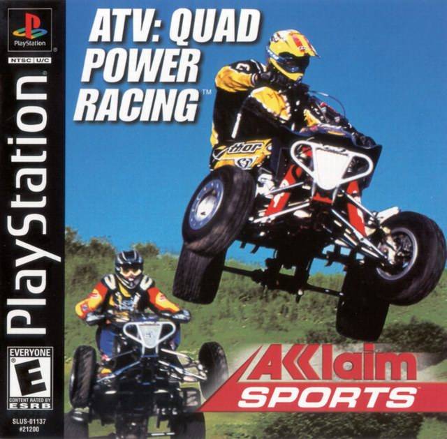 ATV Quad Power Racing Playstation 1 Front Cover