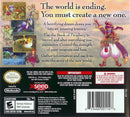 Avalon Code Nintendo DS Back  Cover