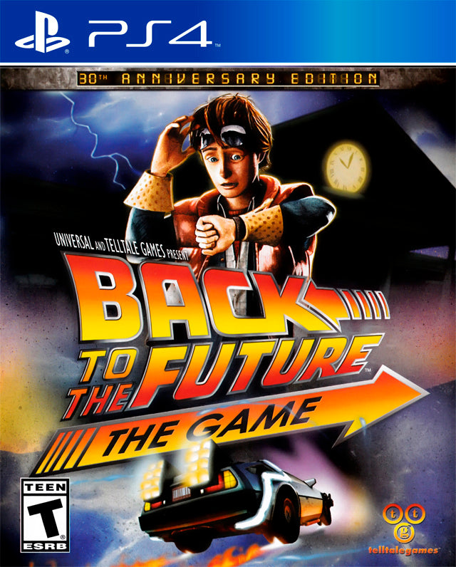 Back to the Future 30th Anniversary Playstation 4 Front Cover