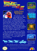 Back to the Future 2 & 3 Back Cover - Nintendo Entertainment System NES Pre-Played