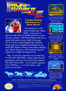 Back to the Future 2 & 3 Nintendo Entertainment System NES Back Cover