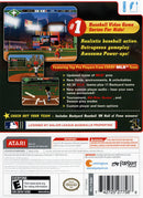 Backyard Baseball 2010 Nintendo Wii Back Cover