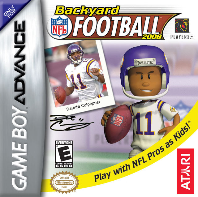 Backyard Football 2006 Nintendo Gameboy Advance Front Cover