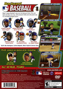 Backyard Baseball Playstation 2 Back Cover