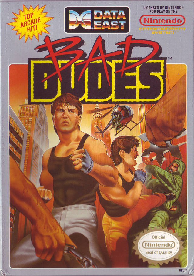 Bad Dudes Nintendo Entertainment System NES Front Cover