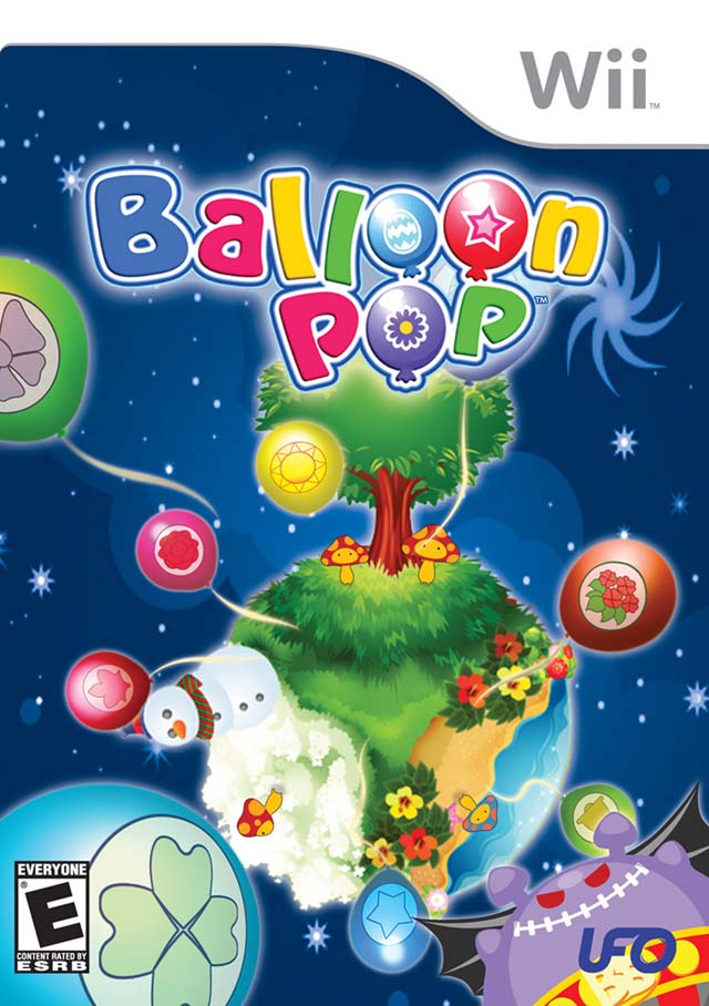 Balloon Pop Front Cover - Nintendo Wii Pre-Played