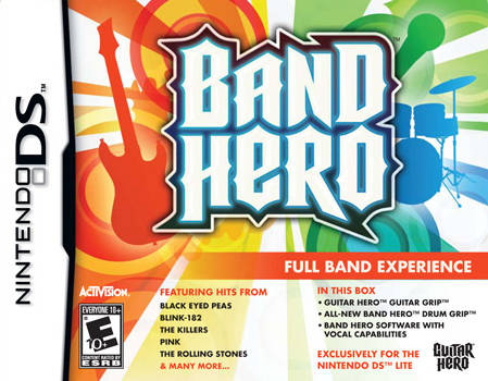 Band Hero Nintendo DS Front Cover