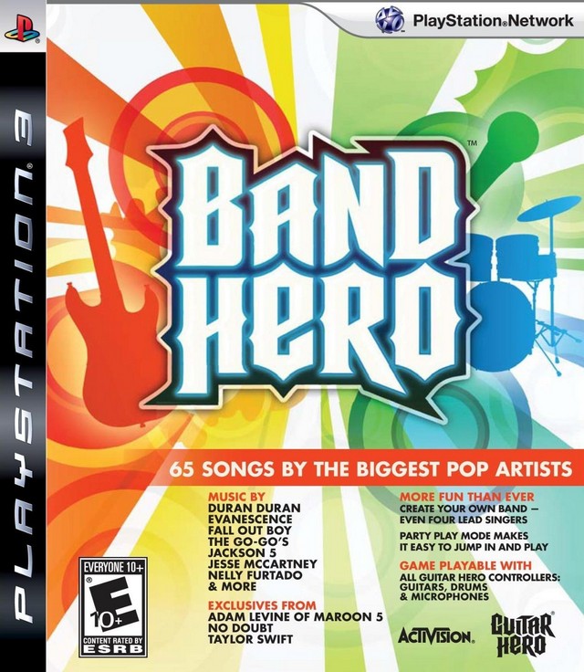 Band Hero Front Cover - Playstation 3 Pre-Played