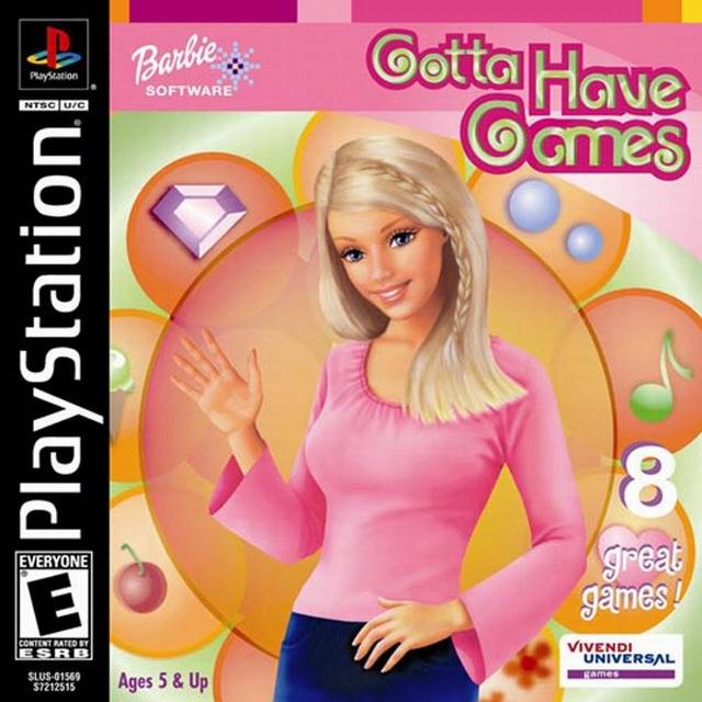 Barbie Gotta Have Games Playstation 1 Front Cover