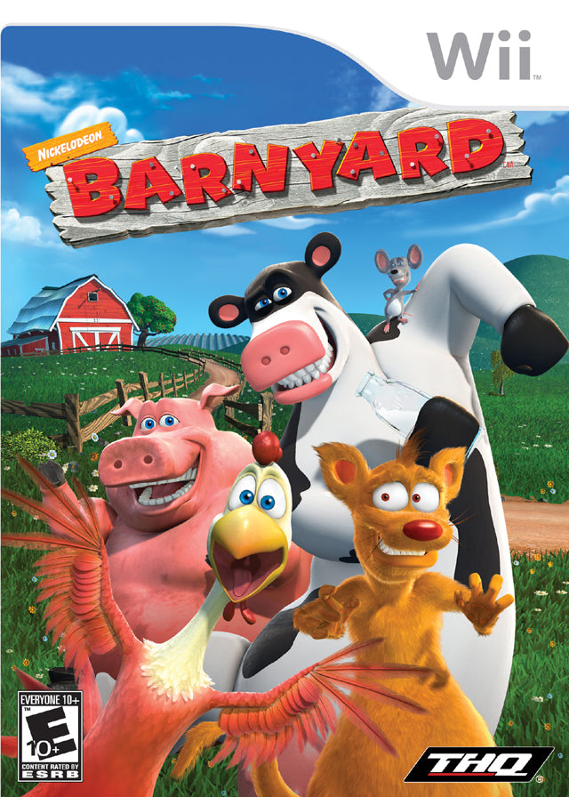 Barnyard Nintendo Wii Front Cover