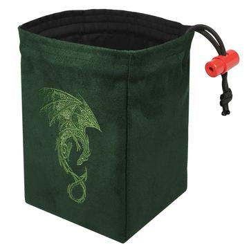 Embroidered Dice Bag - Baroque Dragon