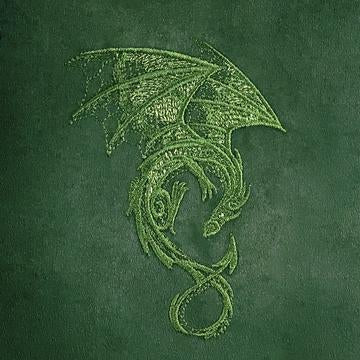 Embroidered Dice Bag - Baroque Dragon