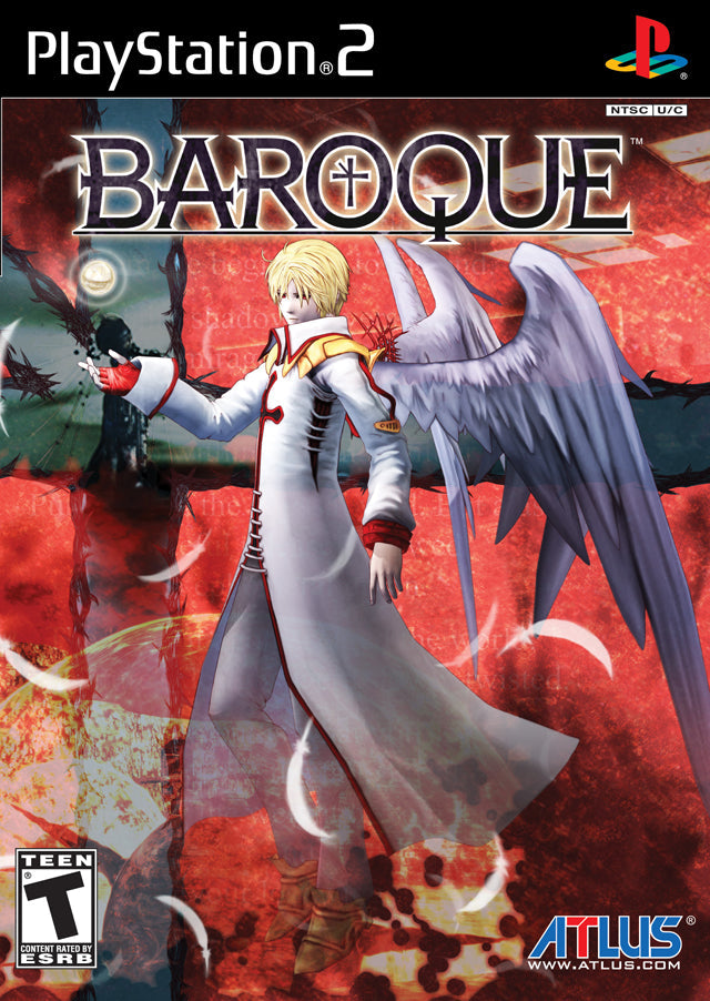 Baroque Front Cover Complete with Case - Playstation 2 Pre-Played