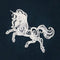 Embroidered Dice Bag - Baroque Unicorn