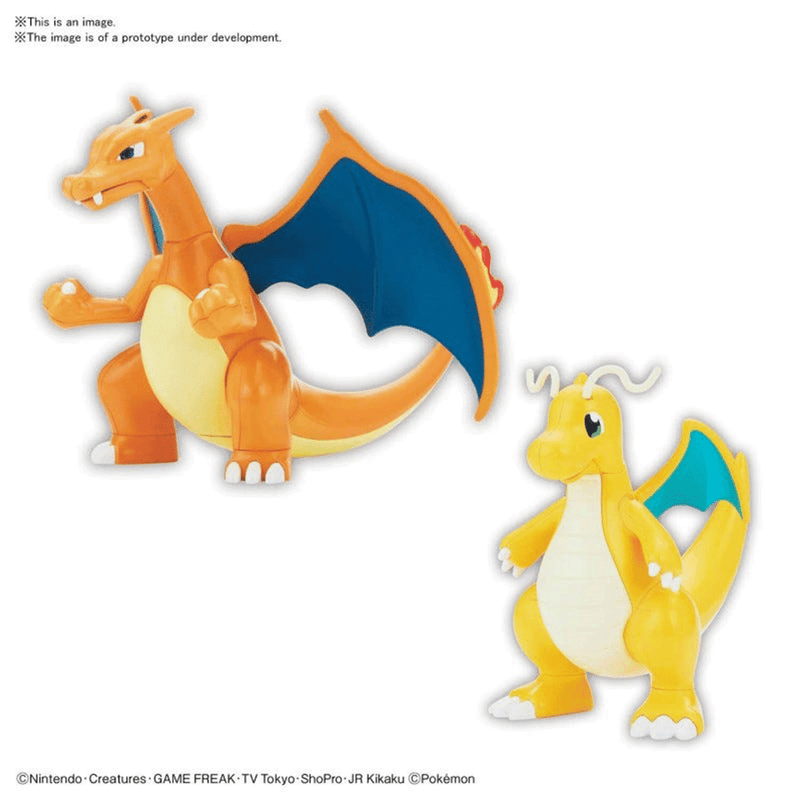 Charizard & Dragonite "Pokemon", Bandai Spirits Pokemon Model Kit