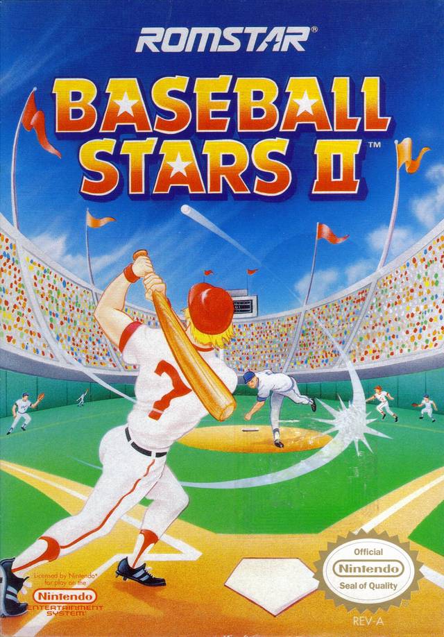 Baseball Stars 2 Nintendo Entertainment System NES Front Cover