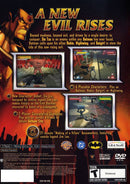 Batman Rise Sin Tzu Back Cover - Playstation 2 Pre-Played