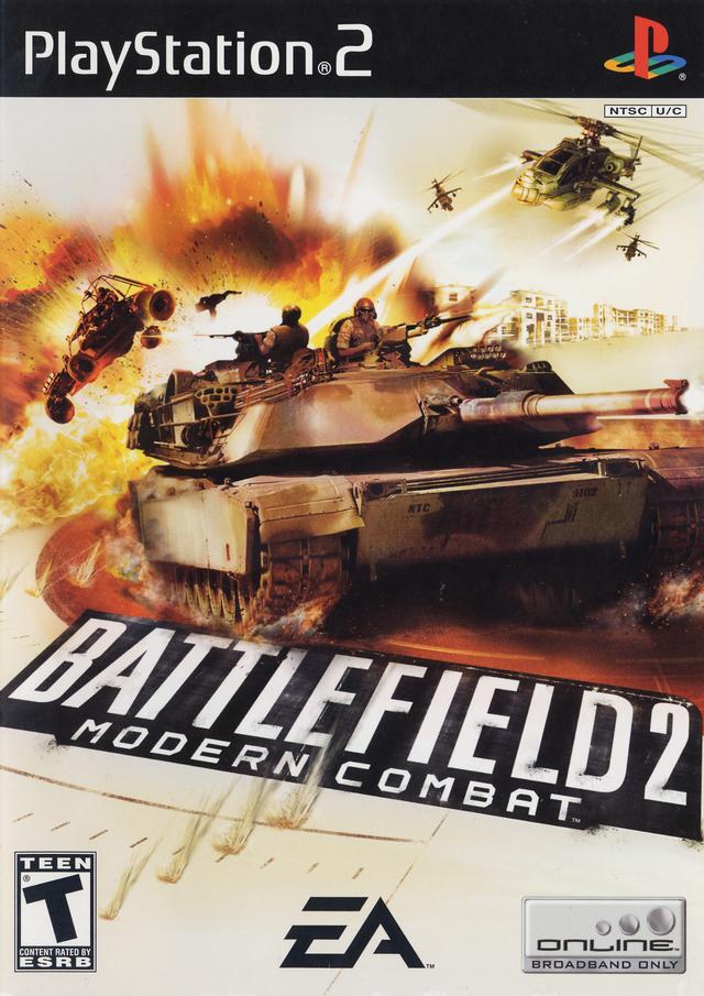 Battlefield 2 Modern Combat Playstation 2 Front Cover