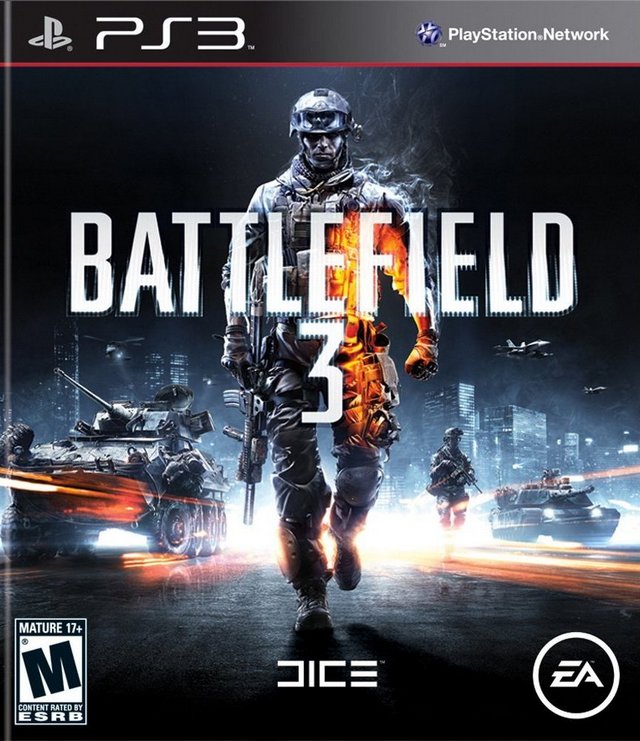 Battlefield 3 Playstation 3 Front Cover