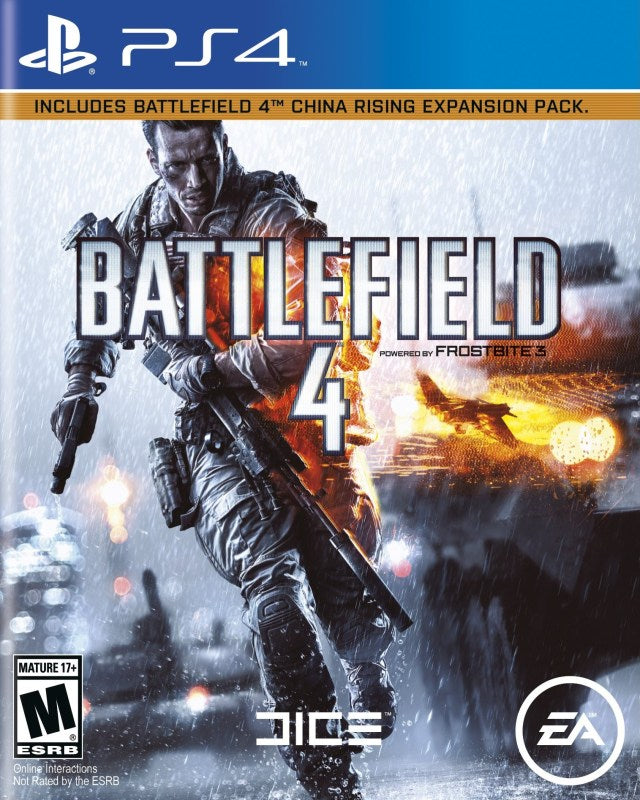 Battlefield 4 Playstation 4 Front Cover