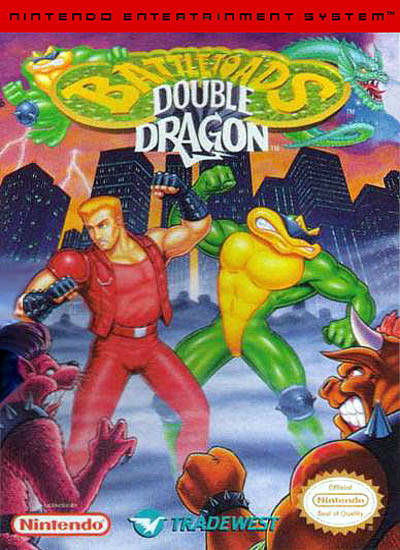 Battletoads Double Dragon Nintendo Entertainment System NES Front Cover