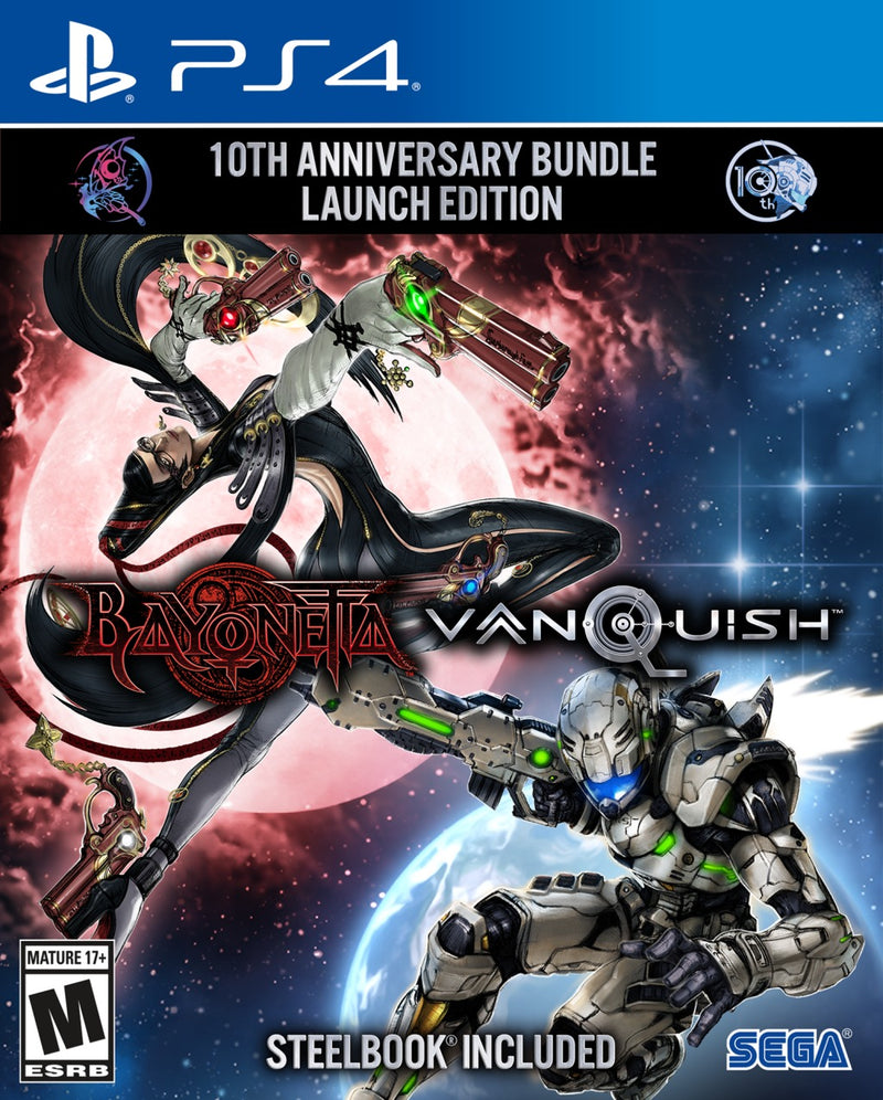 Bayonetta & Vanquish Front Cover - Playstation 4 Pre-Played