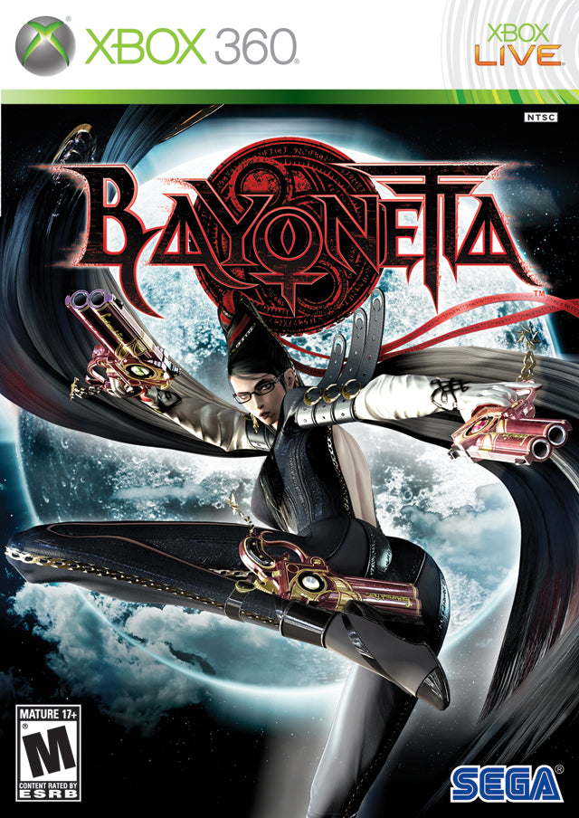 Bayonetta Front Cover - Xbox 360 Pre-Played