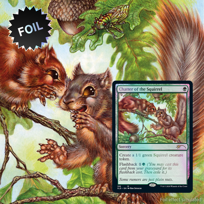 Magic the Gathering Secret Lair We Hope You Like Squirrels Foil Edition