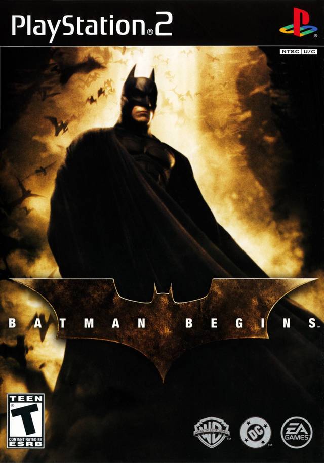 Batman Begins Front Cover - Playstation 2 Pre-Played