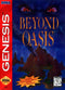 Beyond Oasis Sega Genesis Front Cover