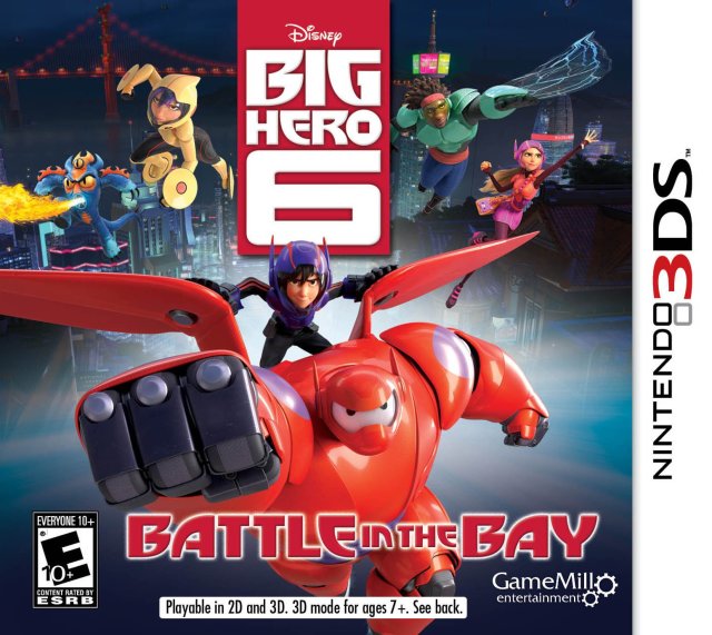 Big Hero 6 Battle in the Bay Nintendo 3DS Front Cover Pre Played