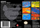 Biker Mice From Mars SNES Back Cover Pre-Played