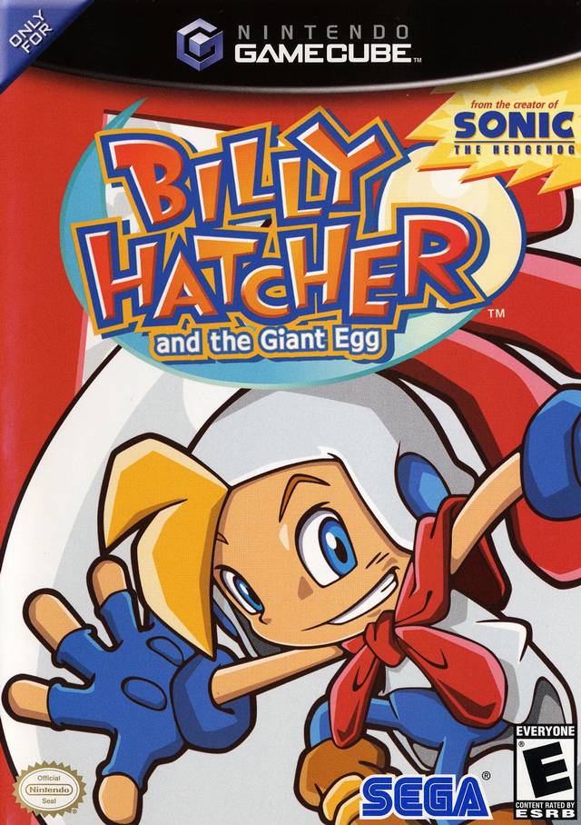 Billy Hatcher and the Giant Egg Nintendo Gamecube Front Cover Pre-Played 